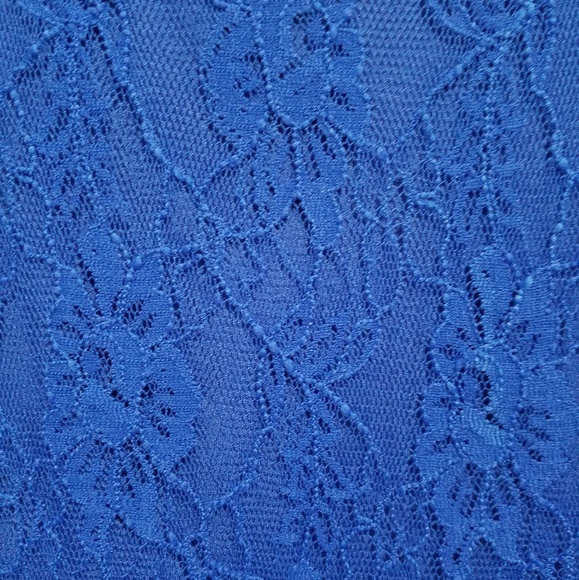 Notations Floral Lace Lined Blouse - Picture 4 of 8